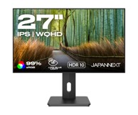 JAPANNEXT Monitor JN-27IPS4FLWQHDR-HSP / 27", 2560 x 1440, IPS, crna